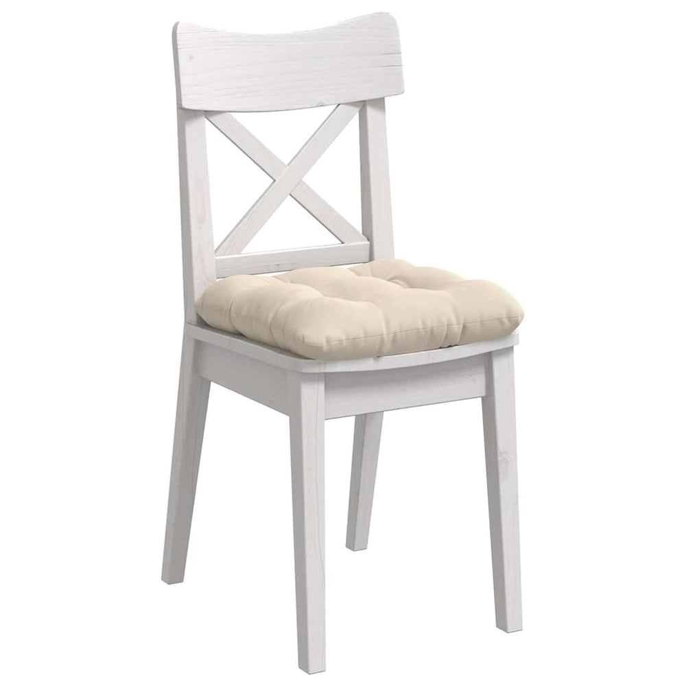 Sėdynių pagalvėlės 4 pcs Smėlio 45 x 45 cm Mikropluošto audinys