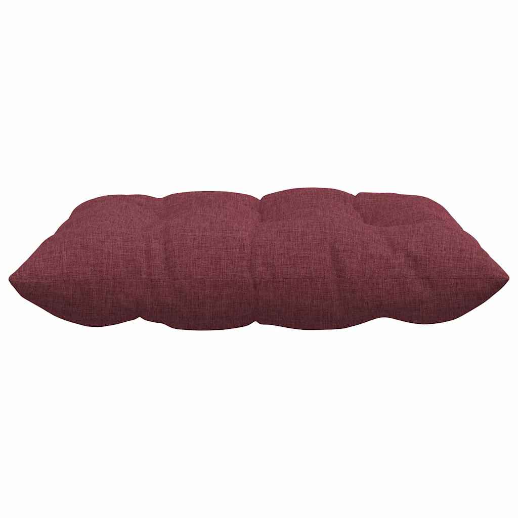 Sėdynių pagalvėlės 2 pcs Vyno raudona 40 x 40 x 6 cm audinys