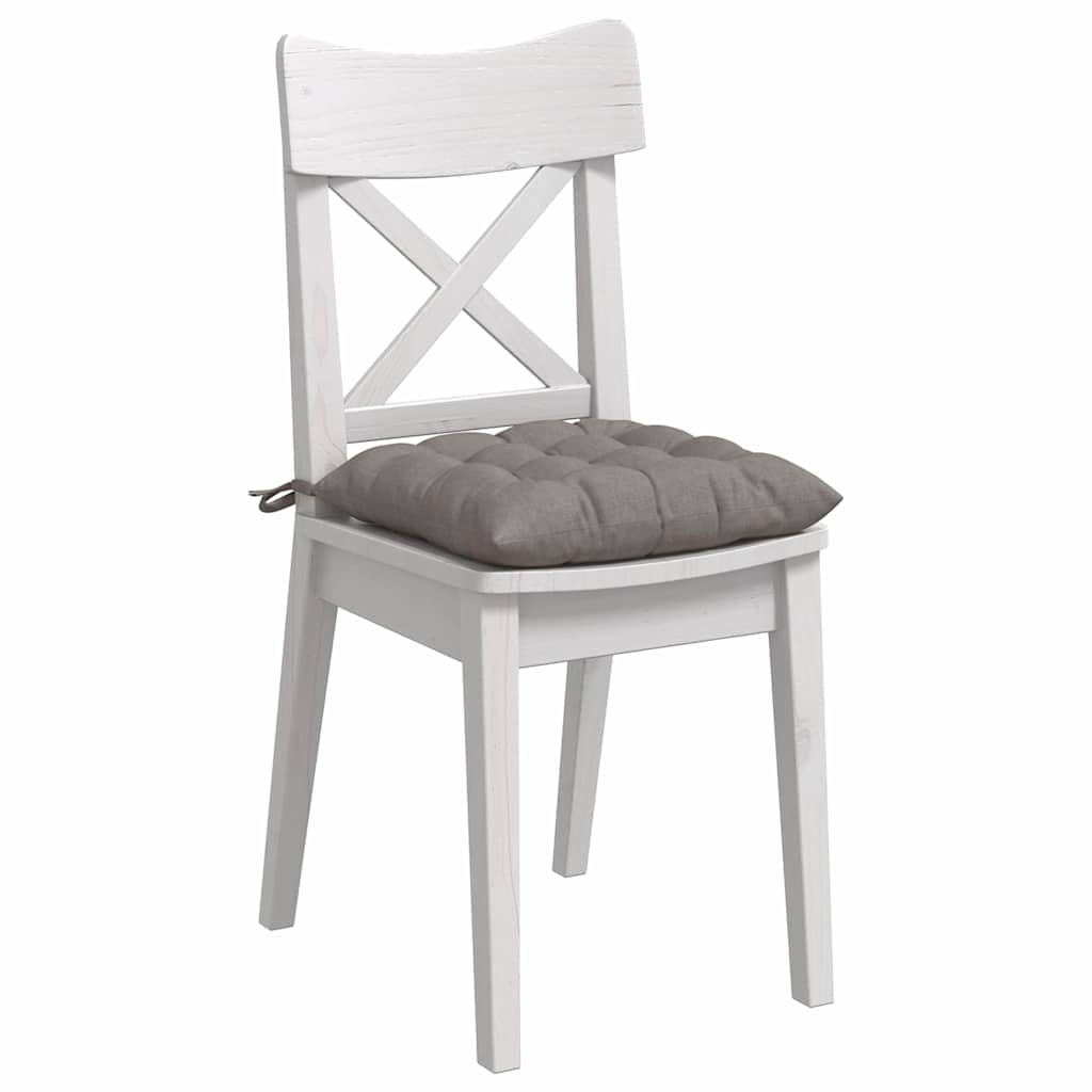 Sėdynių pagalvėlės 2 pcs Taupe 40 x 40 x 6 cm audinys