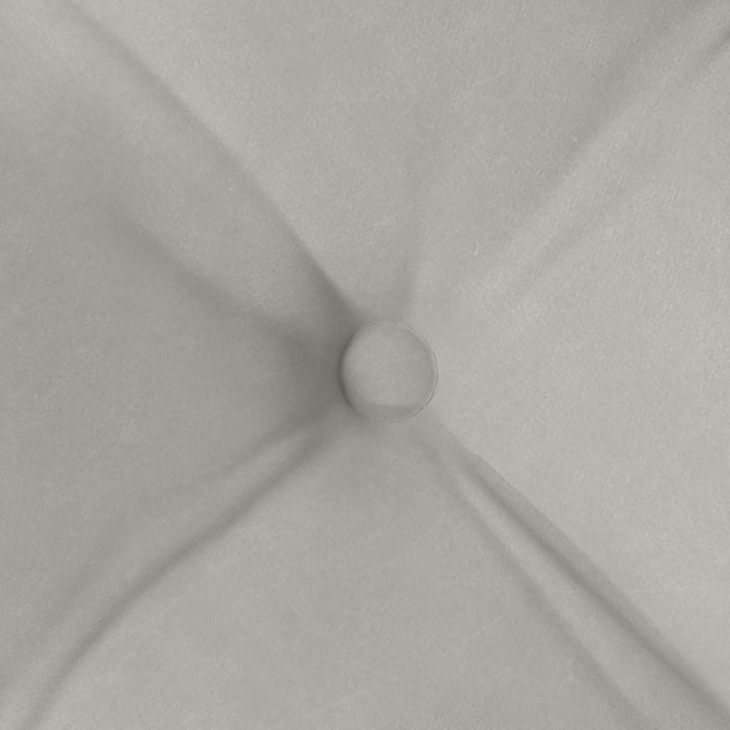 Seat pads 4 pcs Light grey 40 x 40 x 6 cm