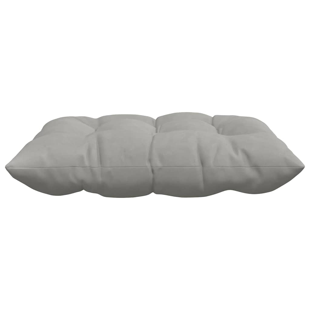 Seat pads 4 pcs Light grey 40 x 40 x 6 cm
