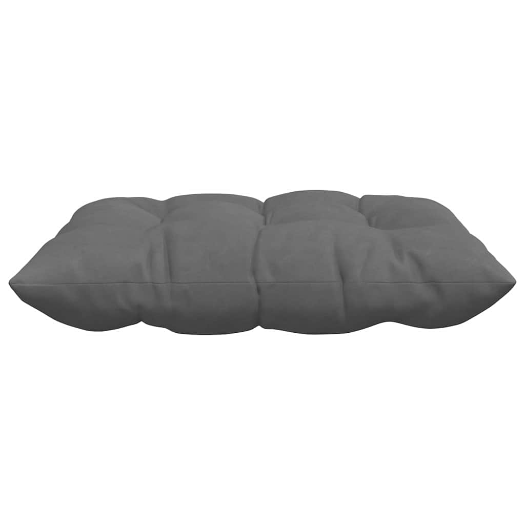 Seat pads 4 pcs Dark grey 40 x 40 x 6 cm
