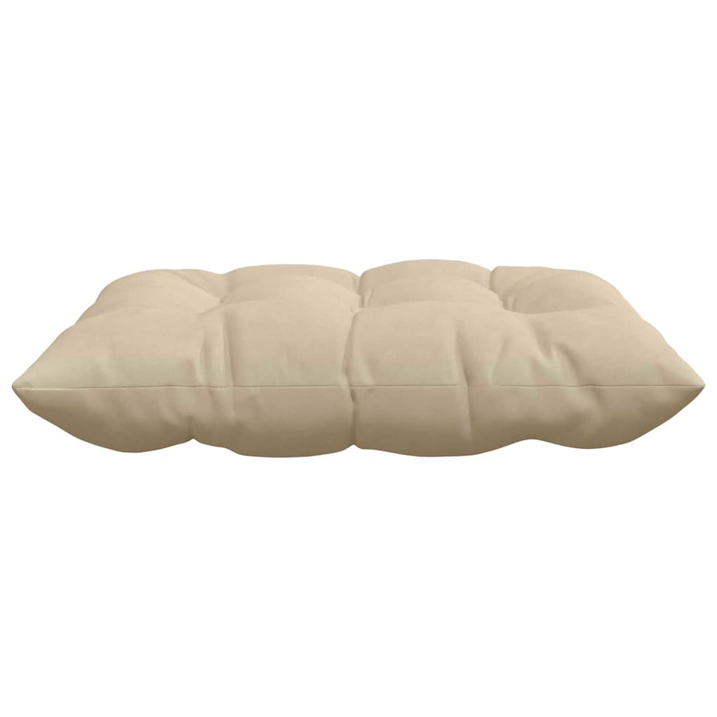 Sėdynių pagalvėlės 4 pcs Kreminė 40 x 40 x 6 cm Mikropluoštas