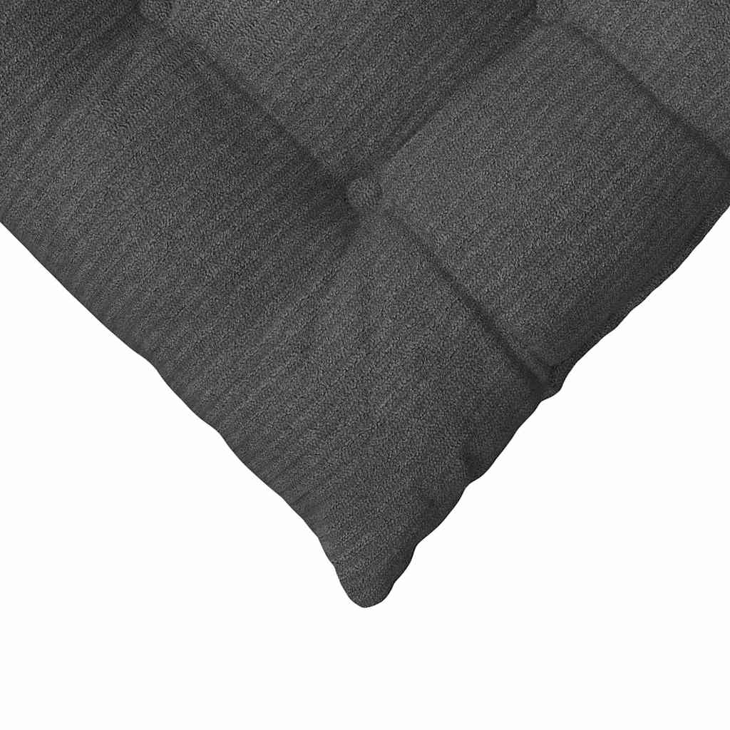 Sėdynių pagalvėlės 4 pcs Tamsiai pilka 40 x 40 x 6 cm