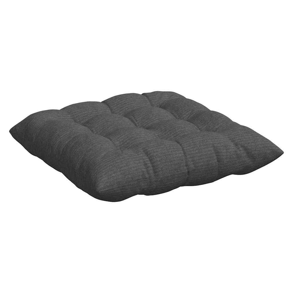 Sėdynių pagalvėlės 4 pcs Tamsiai pilka 40 x 40 x 6 cm