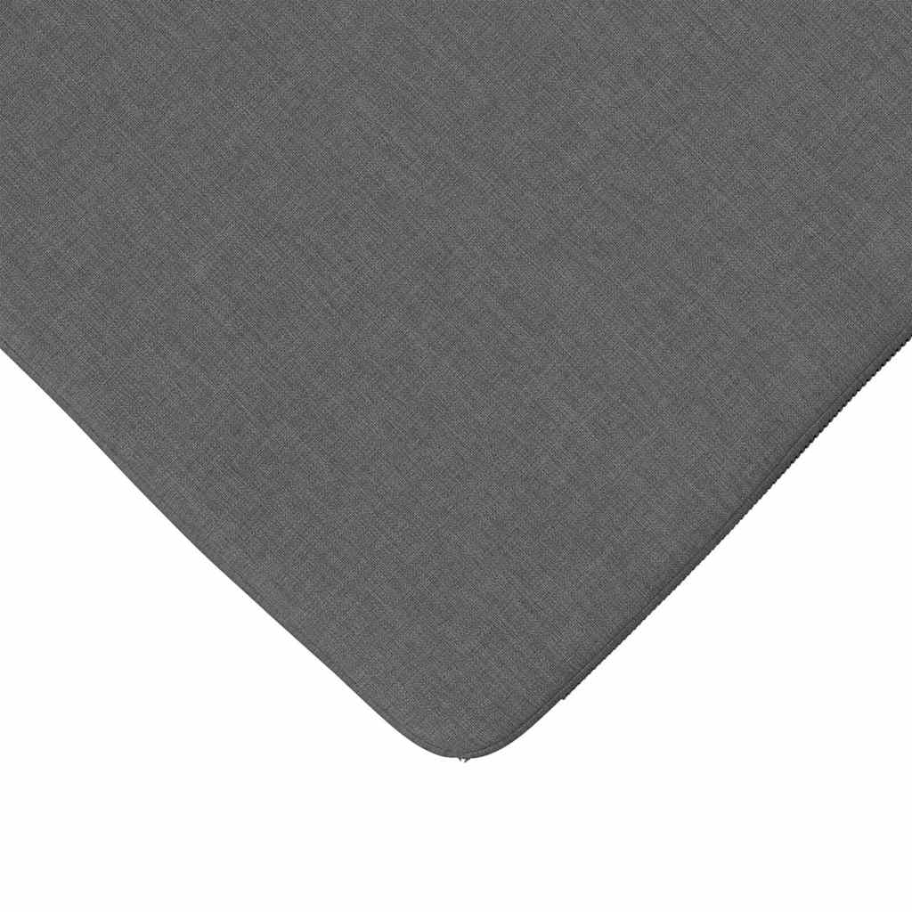 Sėdynių pagalvėlės 4 pcs Tamsiai pilka 40 x 40 x 3 cm audinys