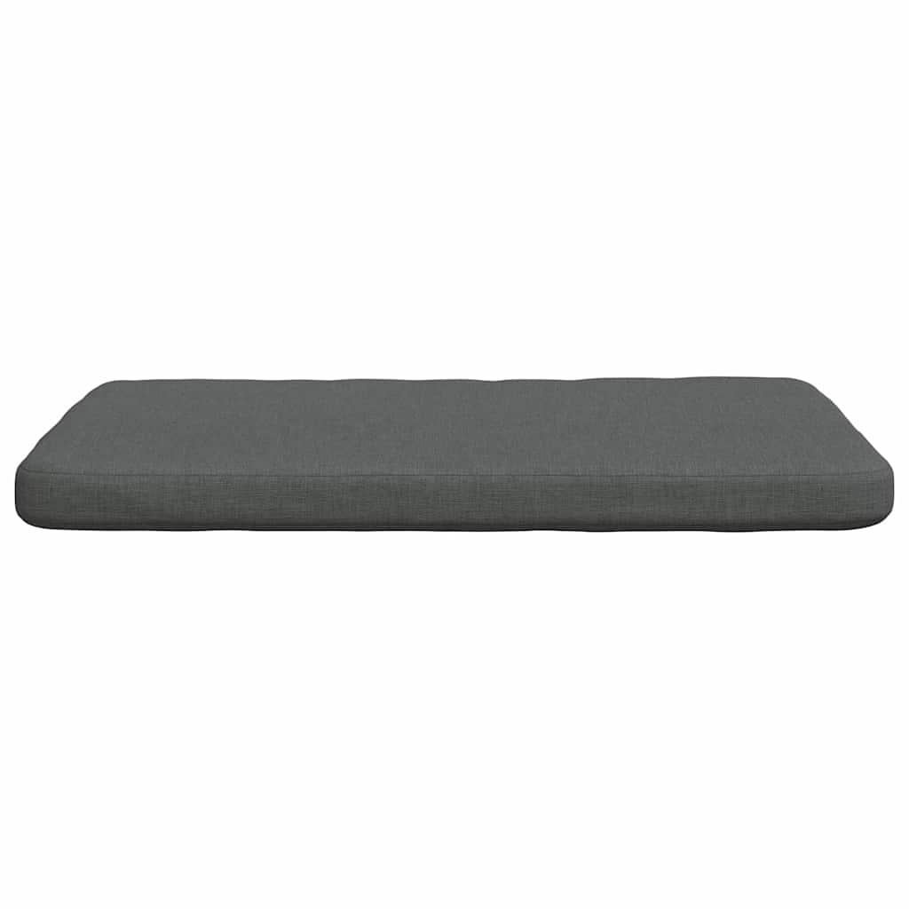 Sėdynių pagalvėlės 4 pcs Tamsiai pilka 40 x 40 x 3 cm audinys