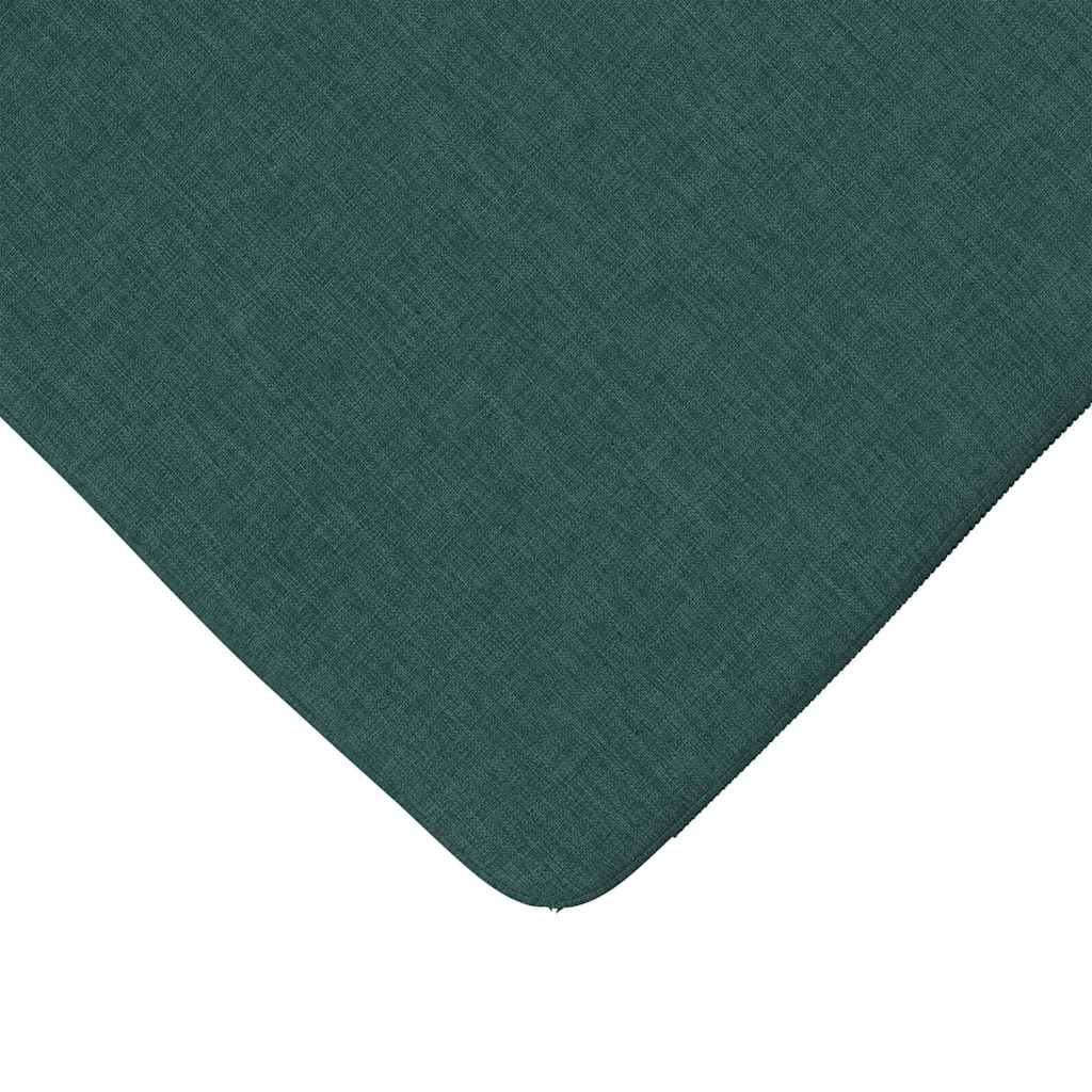 Seat pads 4 pcs Dark green 40 x 40 x 3 cm fabric