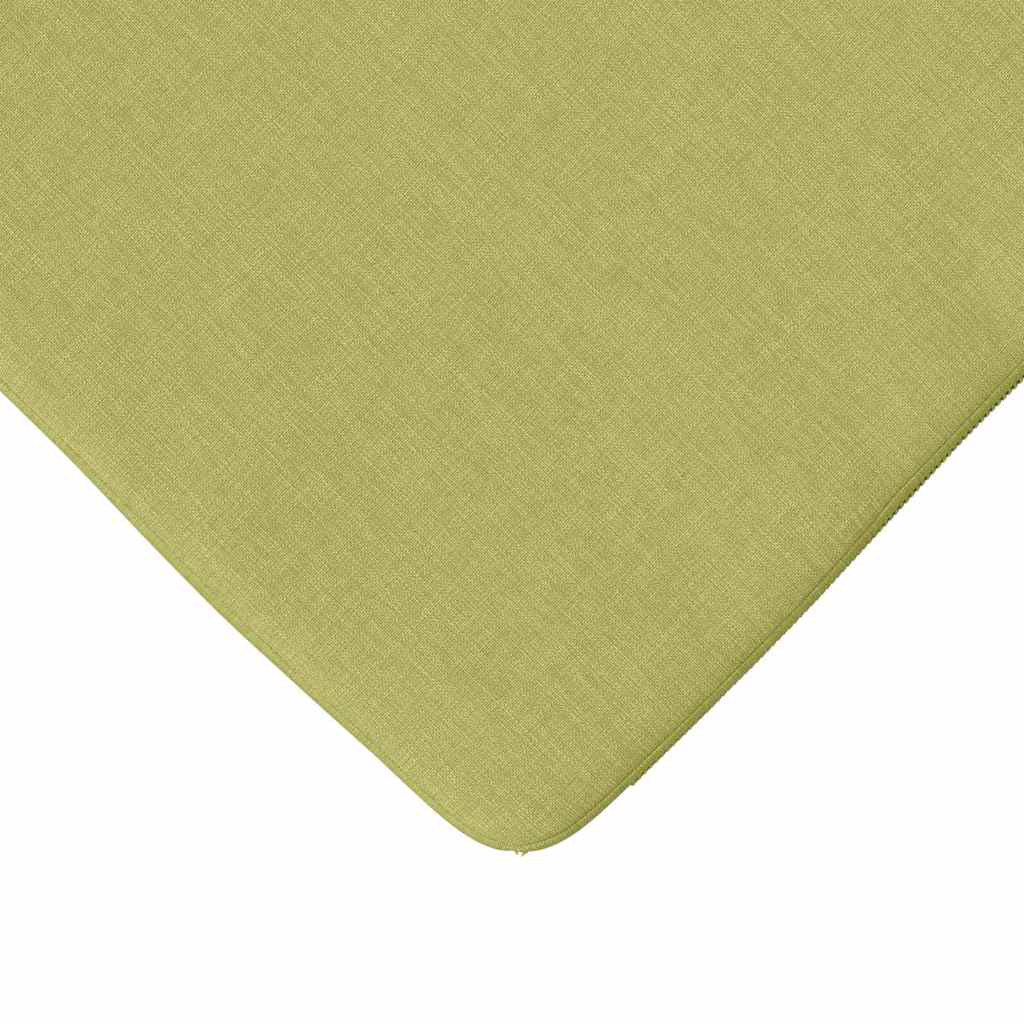 Sėdynių pagalvėlės 4 pcs Šviesiai žalia 40 x 40 x 3 cm audinys