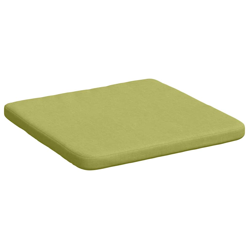 Sėdynių pagalvėlės 4 pcs Šviesiai žalia 40 x 40 x 3 cm audinys