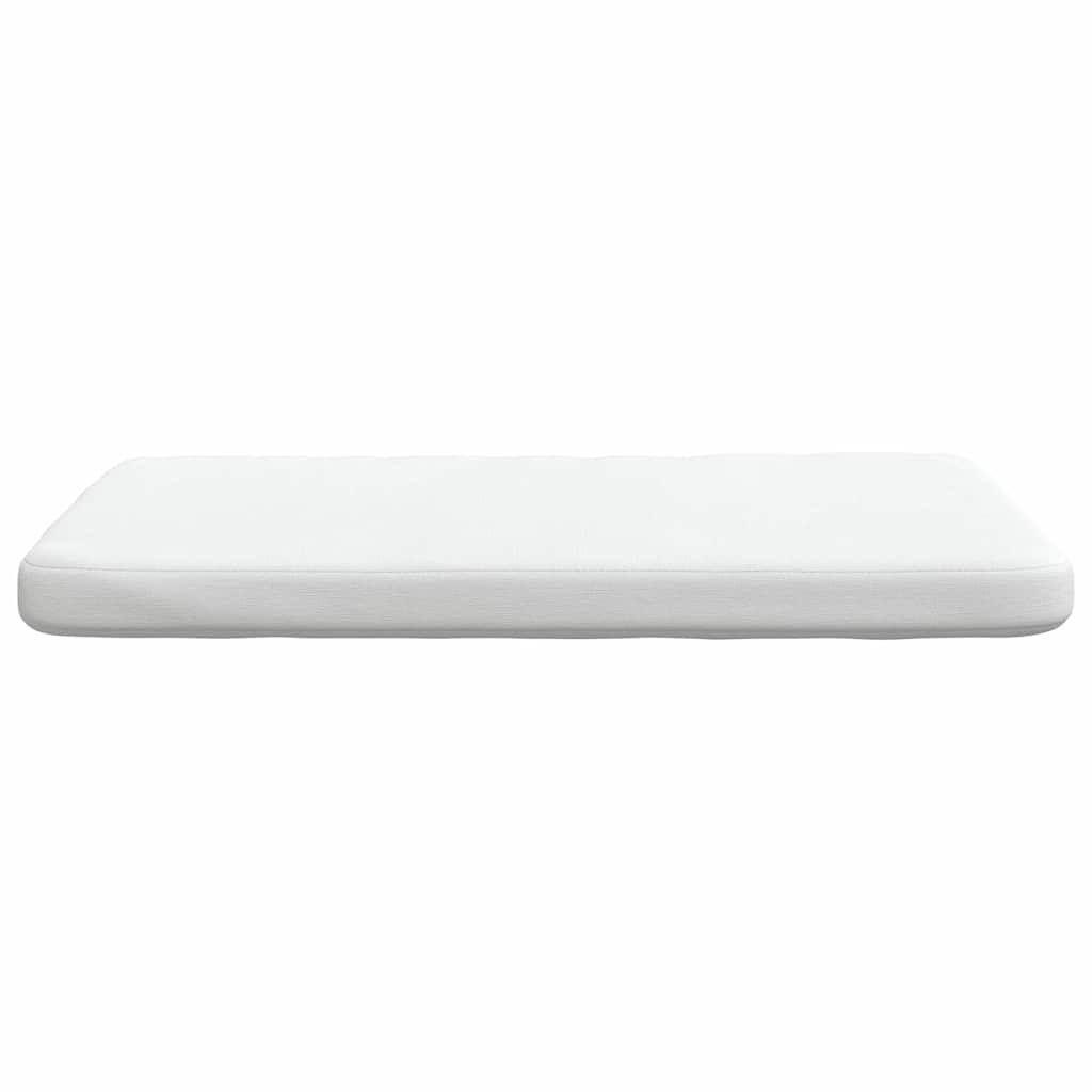 Seat cushions 4 pcs White 40 x 40 x 3 cm fabric