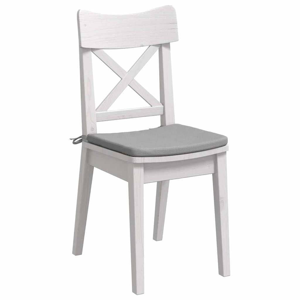 Sėdynių pagalvėlės 4 pcs Debesų pilka 40 x 40 x 3 cm audinys