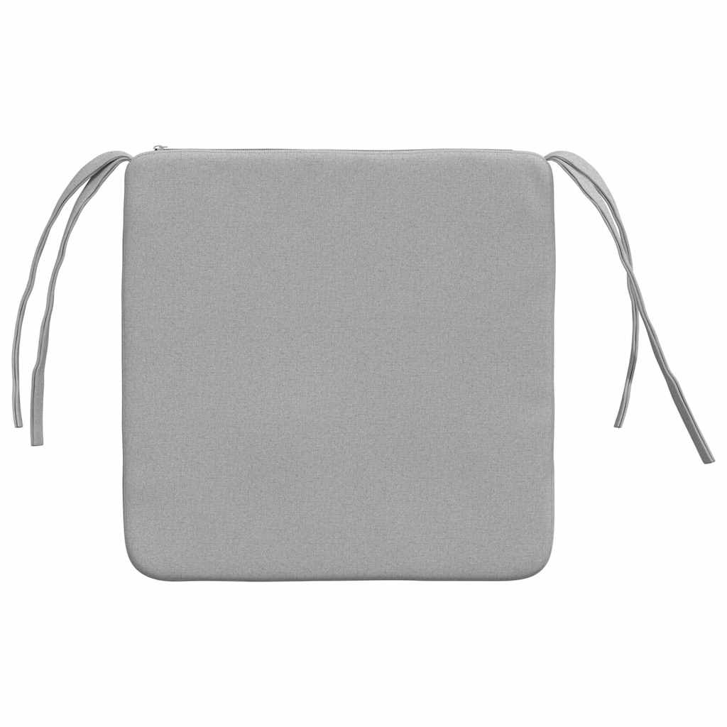 Sėdynių pagalvėlės 4 pcs Debesų pilka 40 x 40 x 3 cm audinys