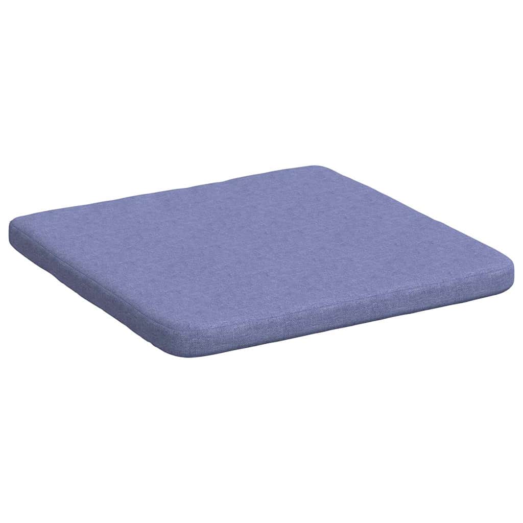 Seat cushions 4 pcs Denim blue 40 x 40 x 3 cm