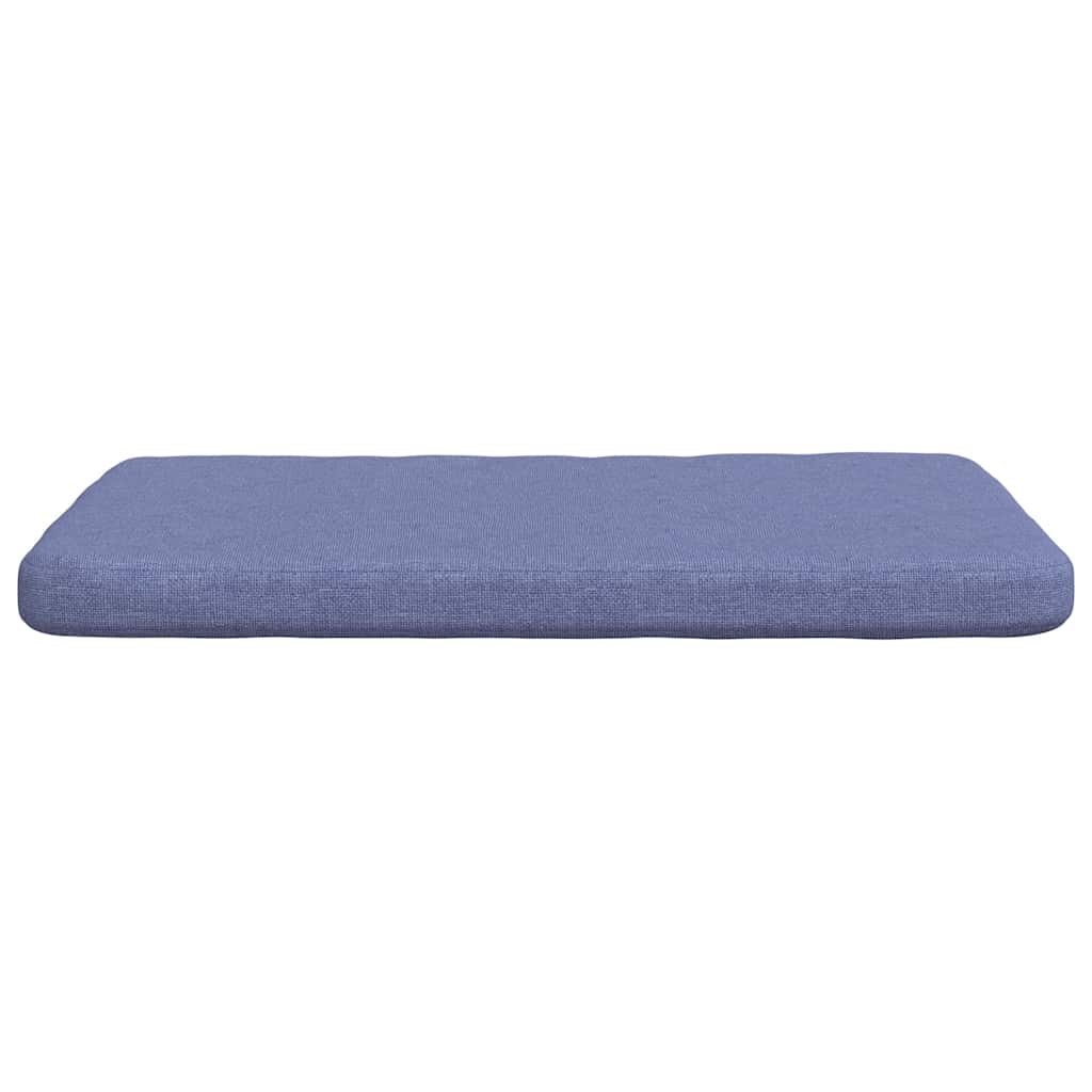 Seat cushions 4 pcs Denim blue 40 x 40 x 3 cm