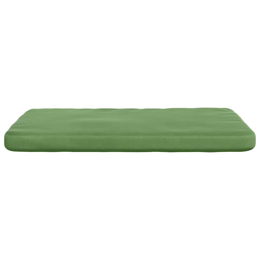 Sėdynių pagalvėlės 4 pcs Šviesiai žalia 40 x 40 x 3 cm Aksomas