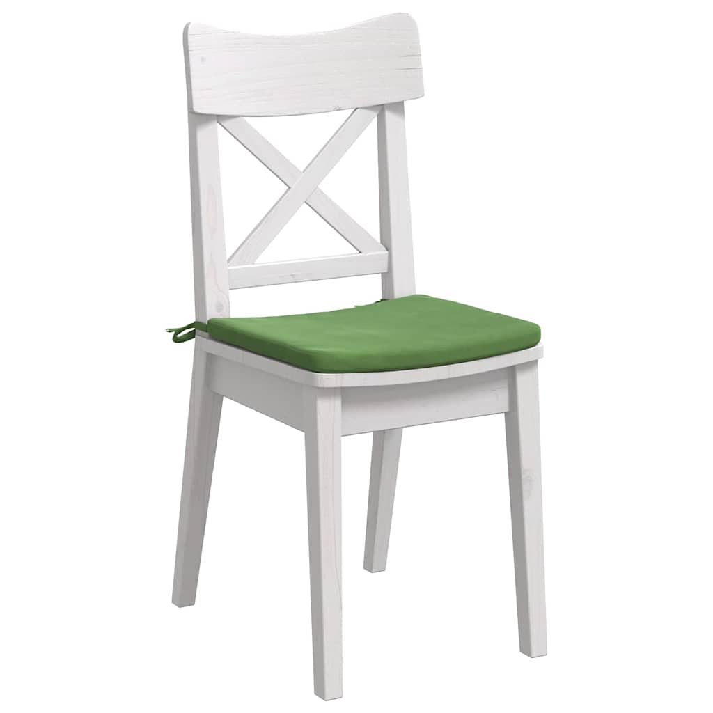 Sėdynių pagalvėlės 4 pcs Šviesiai žalia 40 x 40 x 3 cm Aksomas