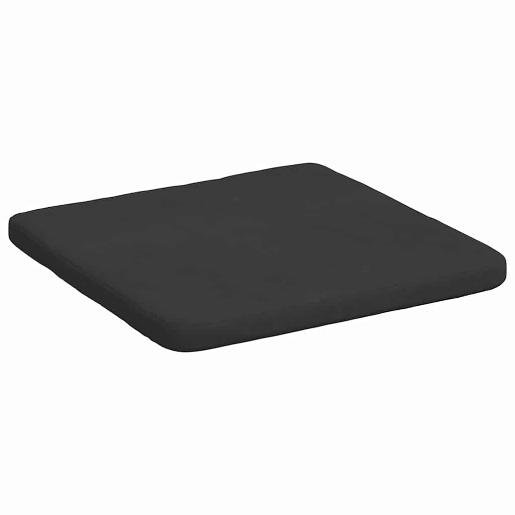 Sėdynių pagalvėlės 4 pcs Juoda 40 x 40 x 3 cm
