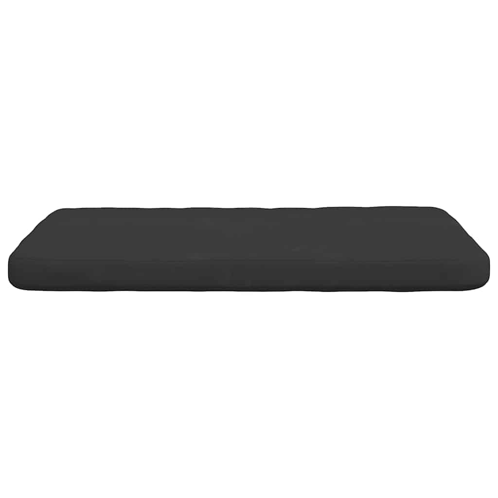 Sėdynių pagalvėlės 4 pcs Juoda 40 x 40 x 3 cm
