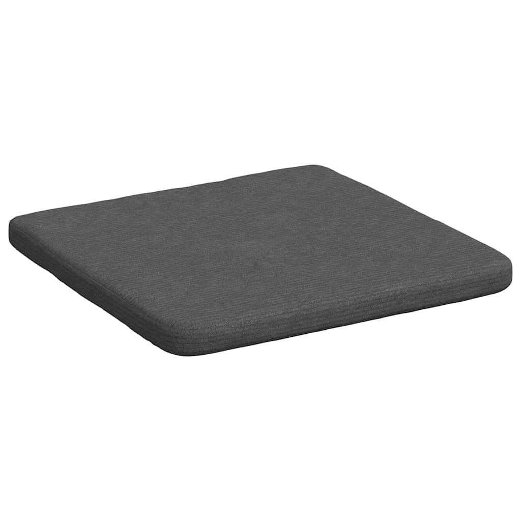 Sėdynių pagalvėlės 4 pcs Tamsiai pilka 40 x 40 x 3 cm