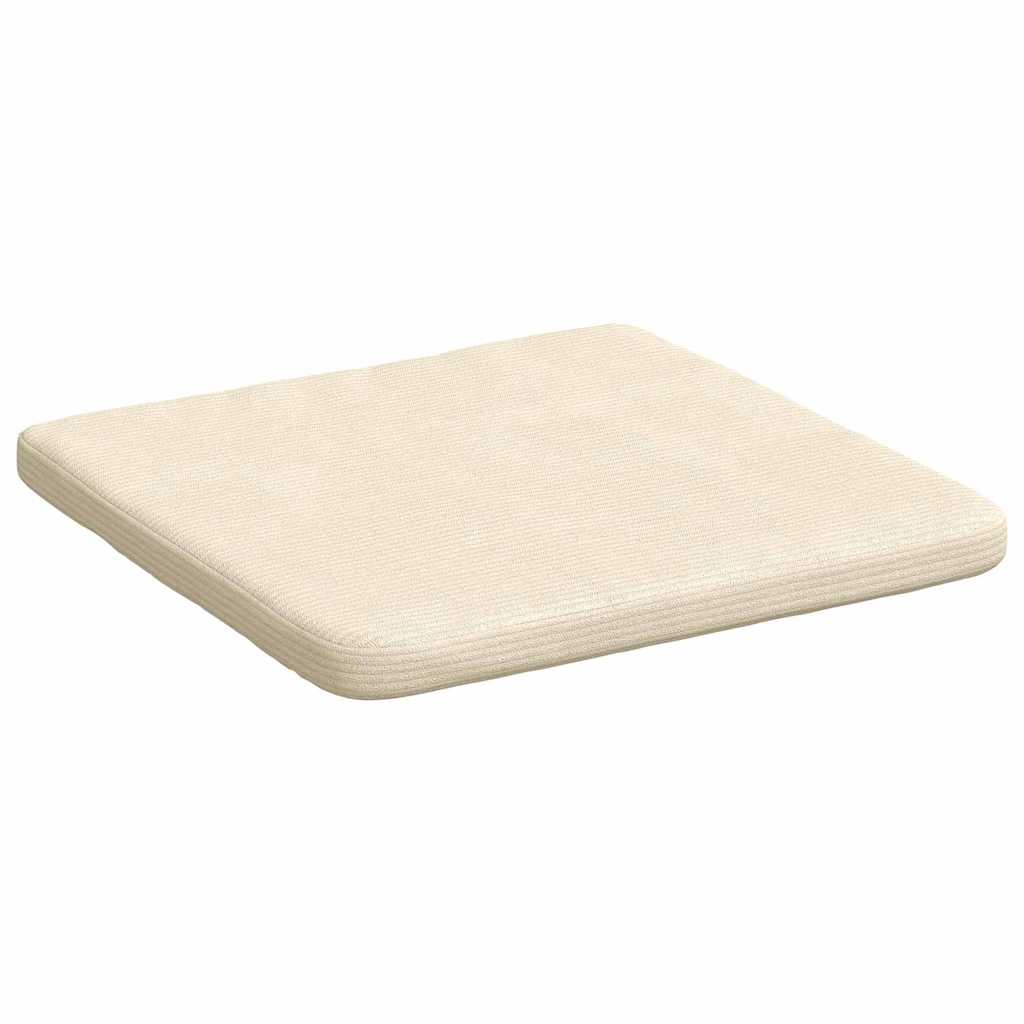 Sėdynių pagalvėlės 4 pcs Kreminė 40 x 40 x 3 cm