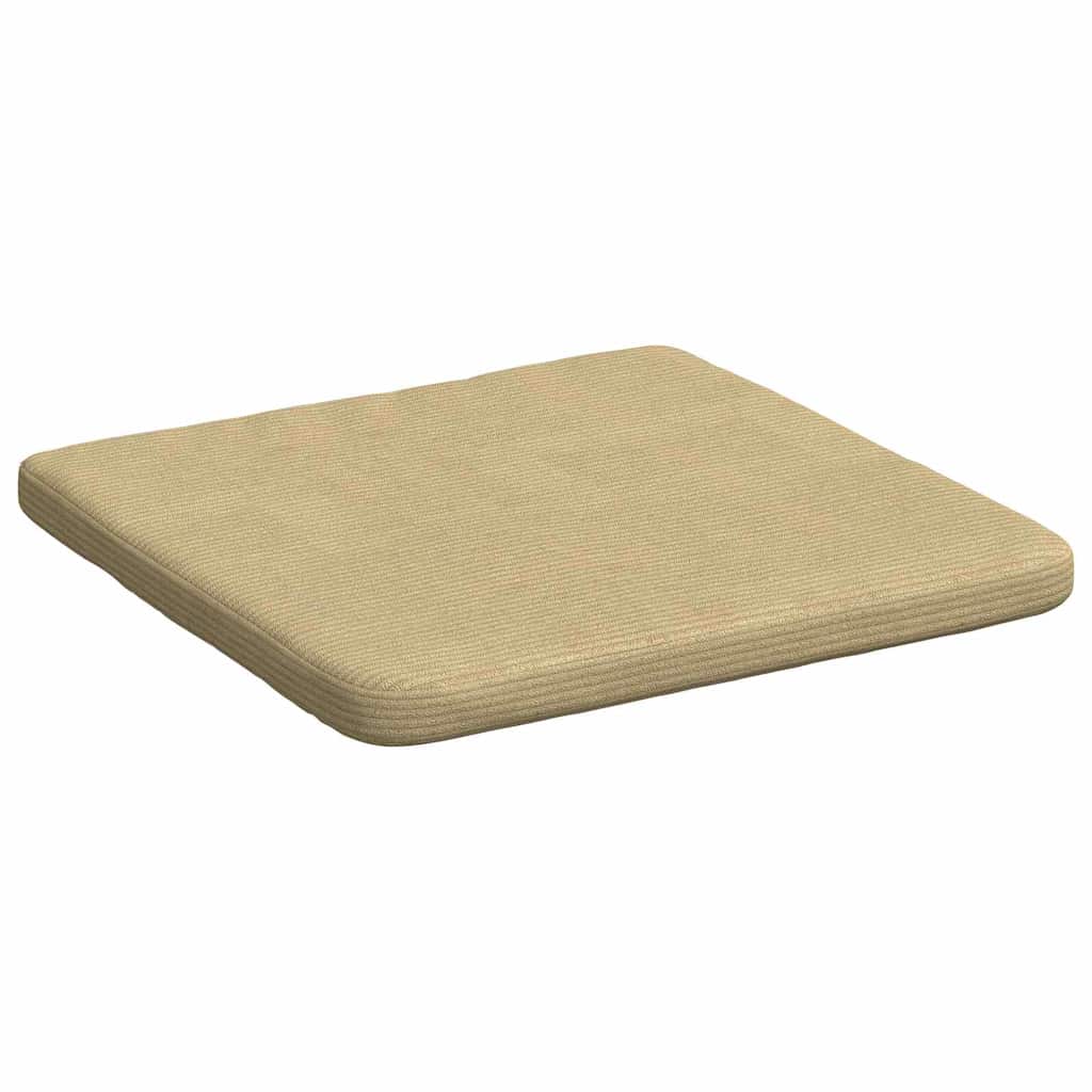 Sėdynių pagalvėlės 4 pcs Pilkai žalia 40 x 40 x 3 cm