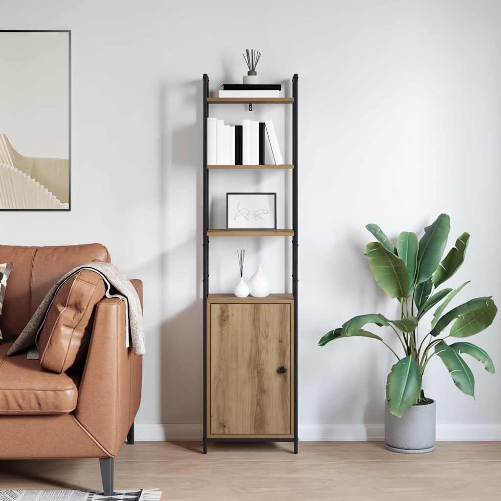 Knygų spinta Amatininkų ąžuolas 40 x 24 x 161 cm