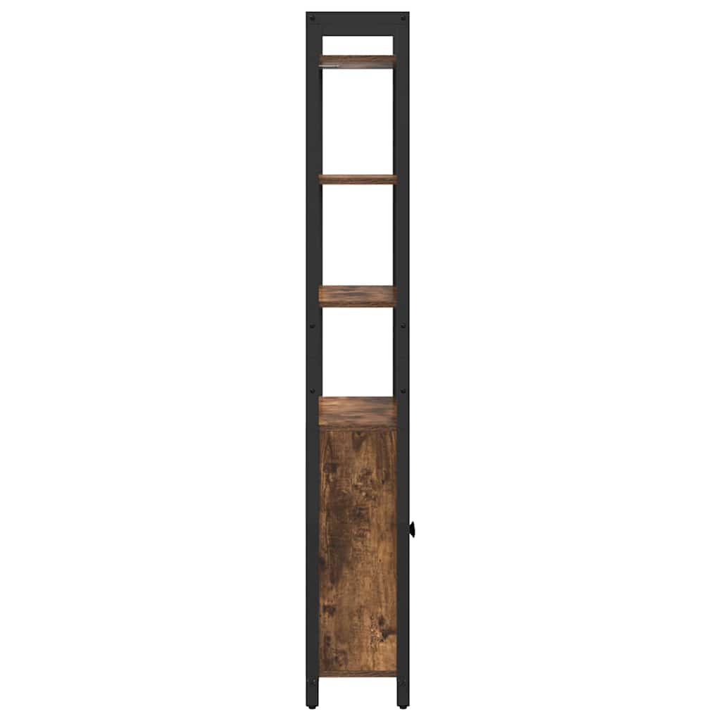Grāmatu skapis Kūpināts ozols 60 x 24 x 161 cm Apstrādāta koksne