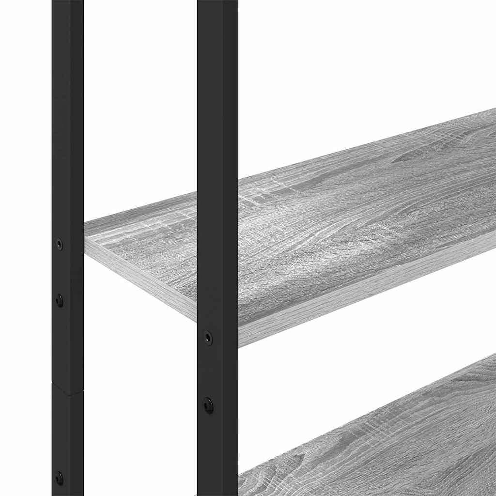 Grāmatu plaukts Pelēks Sonoma 60 x 24 x 161 cm Konstruētā koksne