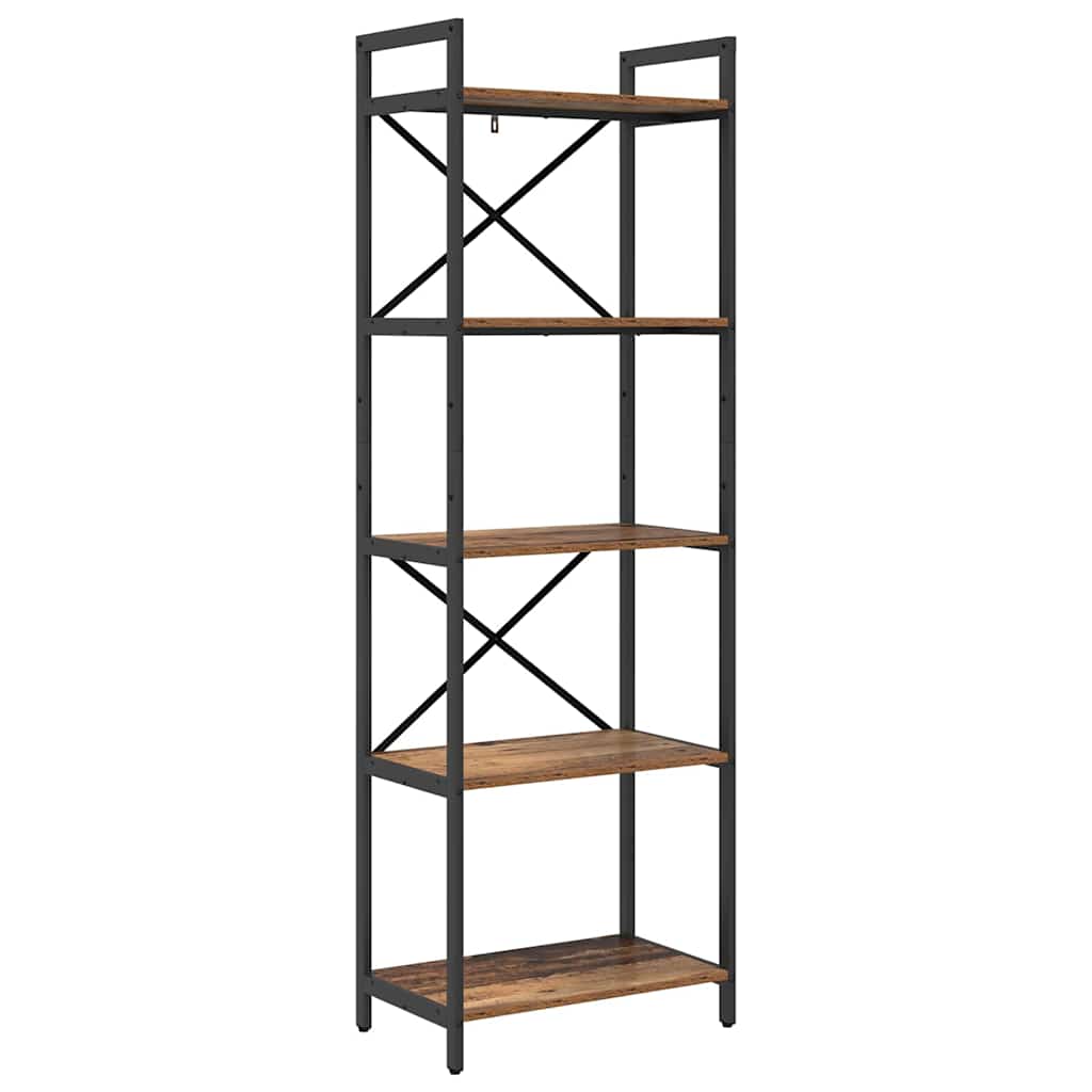 Bookshelf Ancient Wood 56 x 34 x 171 cm Engineered Wood