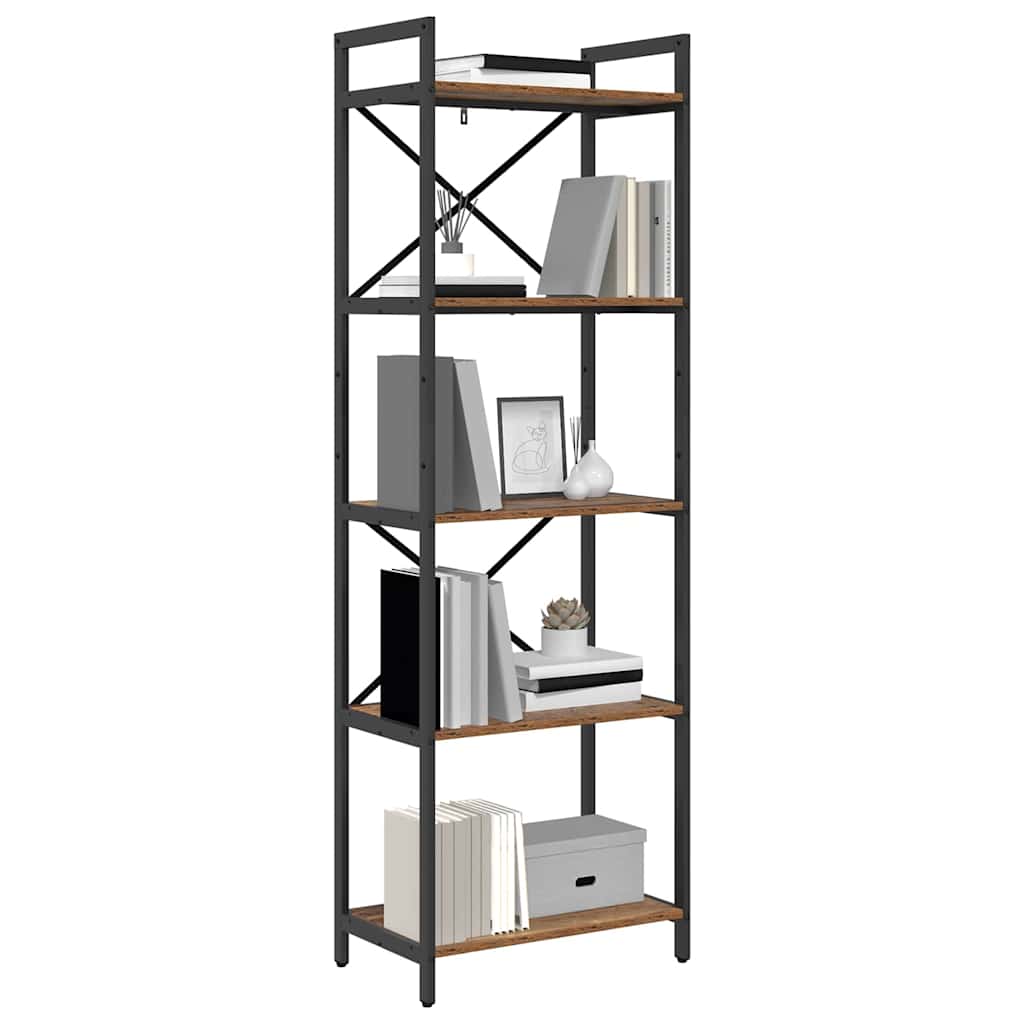 Bookshelf Ancient Wood 56 x 34 x 171 cm Engineered Wood