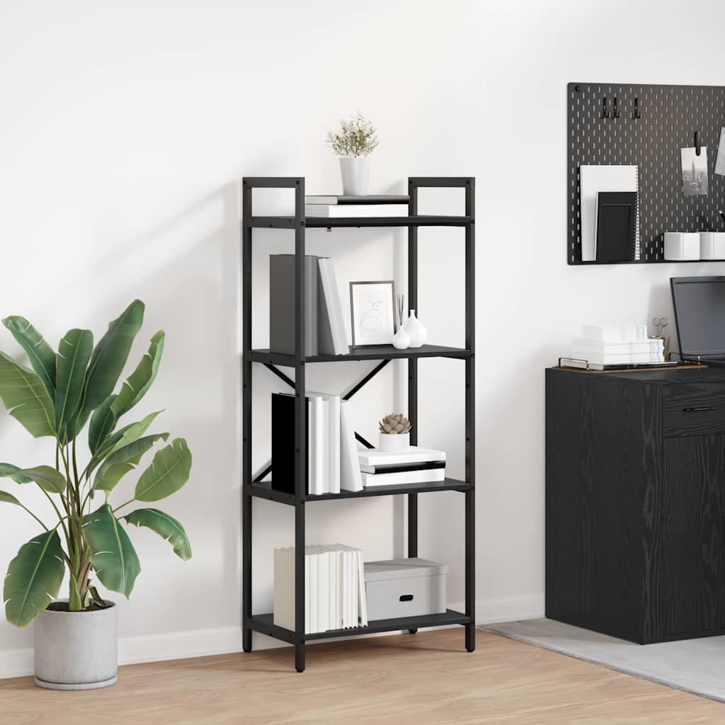 Bookshelf Black oak 56 x 34 x 133.5 cm