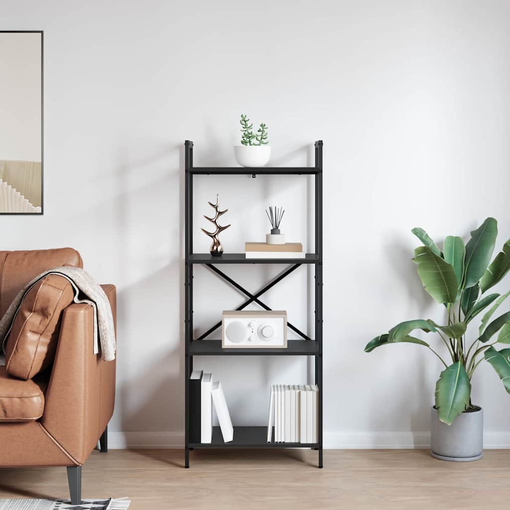 Bookshelf Black oak 56 x 34 x 133.5 cm