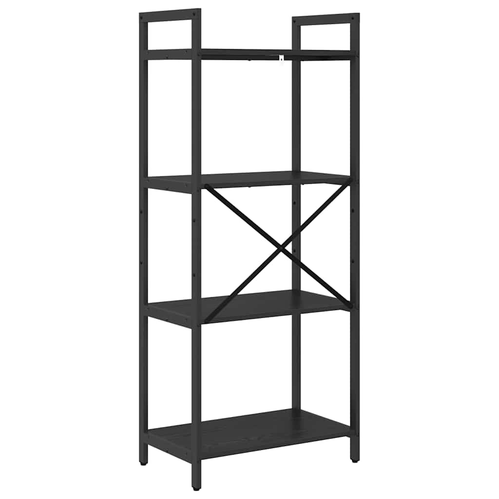 Bookshelf Black oak 56 x 34 x 133.5 cm