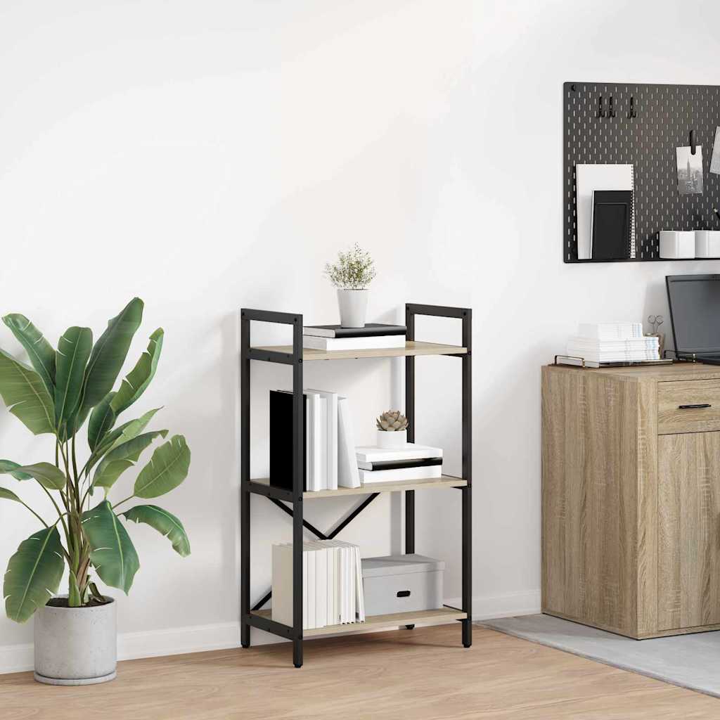 Bookcase Sonoma Oak 56 x 34 x 96 cm Engineered wood