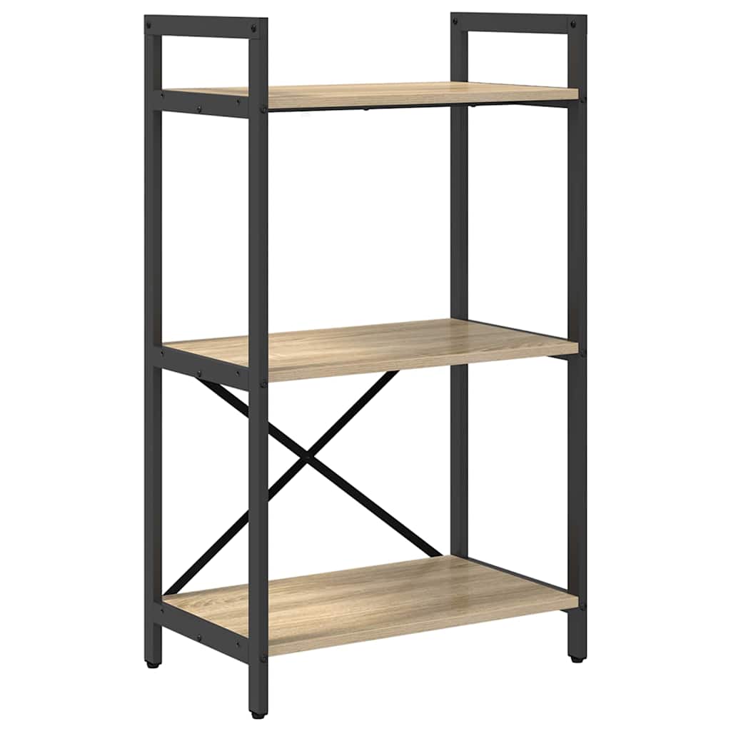 Bookcase Sonoma Oak 56 x 34 x 96 cm Engineered wood