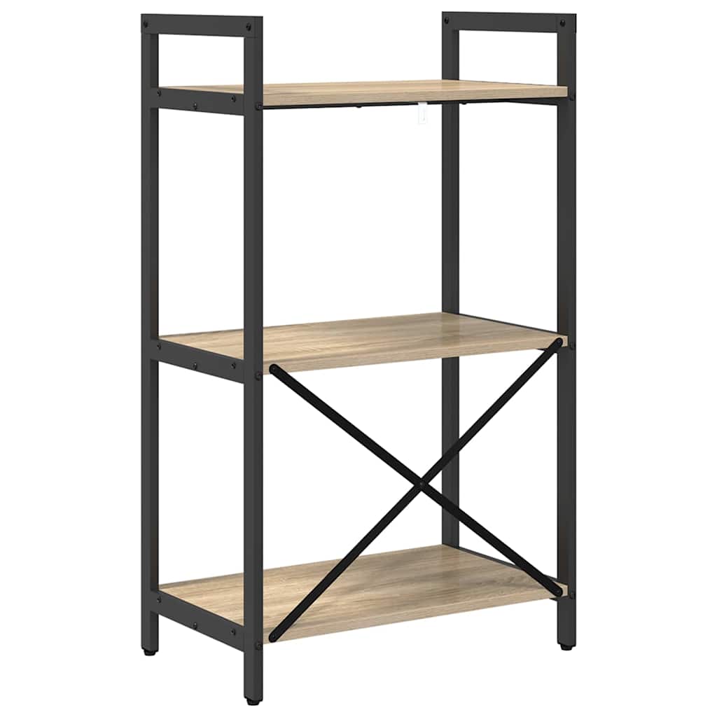 Bookcase Sonoma Oak 56 x 34 x 96 cm Engineered wood