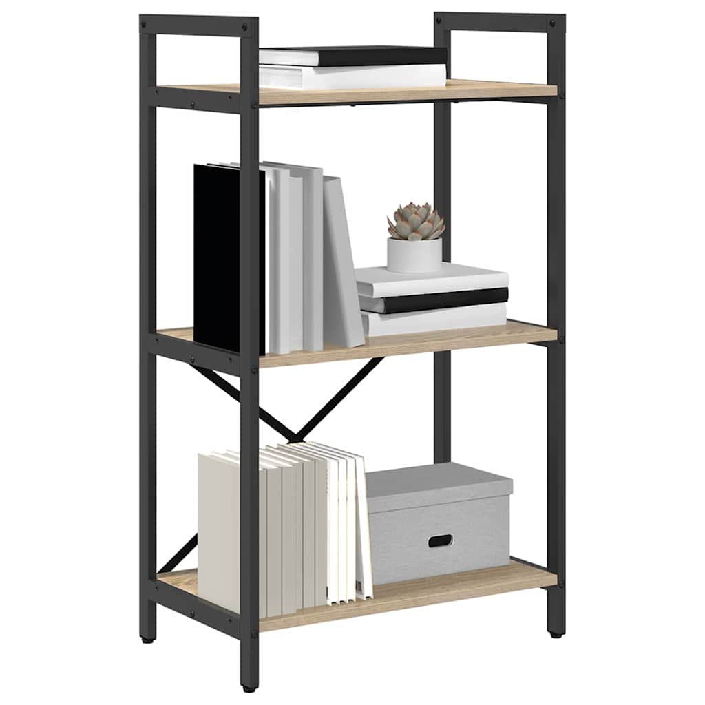 Bookcase Sonoma Oak 56 x 34 x 96 cm Engineered wood