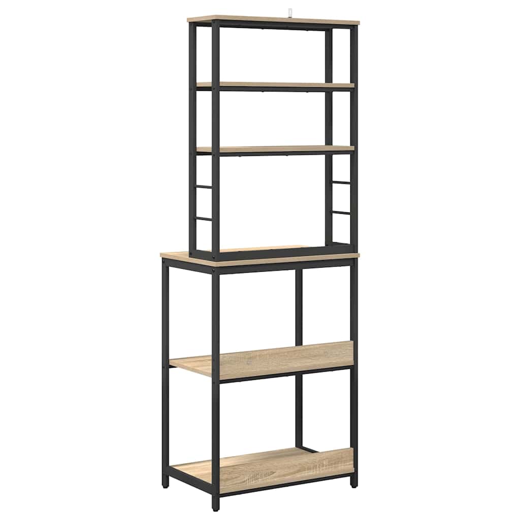 Kitchen Shelf Sonoma Oak 60 x 40 x 168 cm