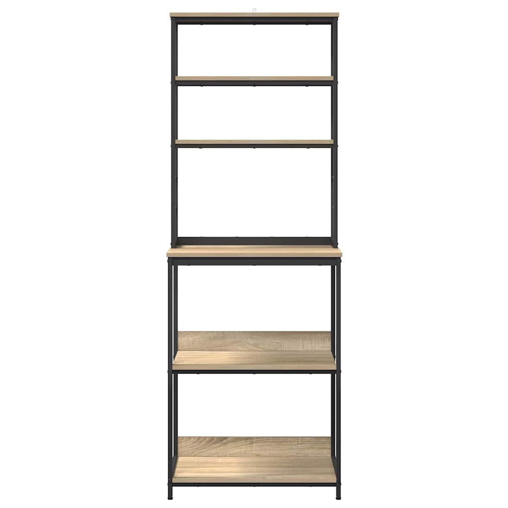 Kitchen Shelf Sonoma Oak 60 x 40 x 168 cm