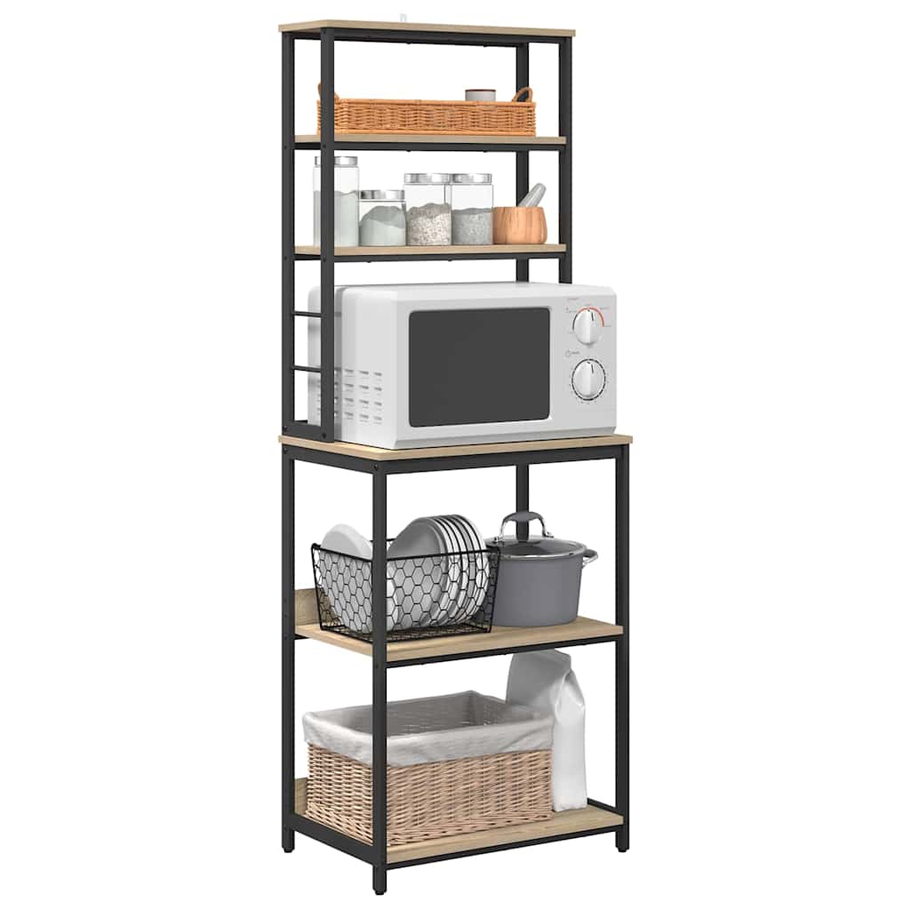 Kitchen Shelf Sonoma Oak 60 x 40 x 168 cm