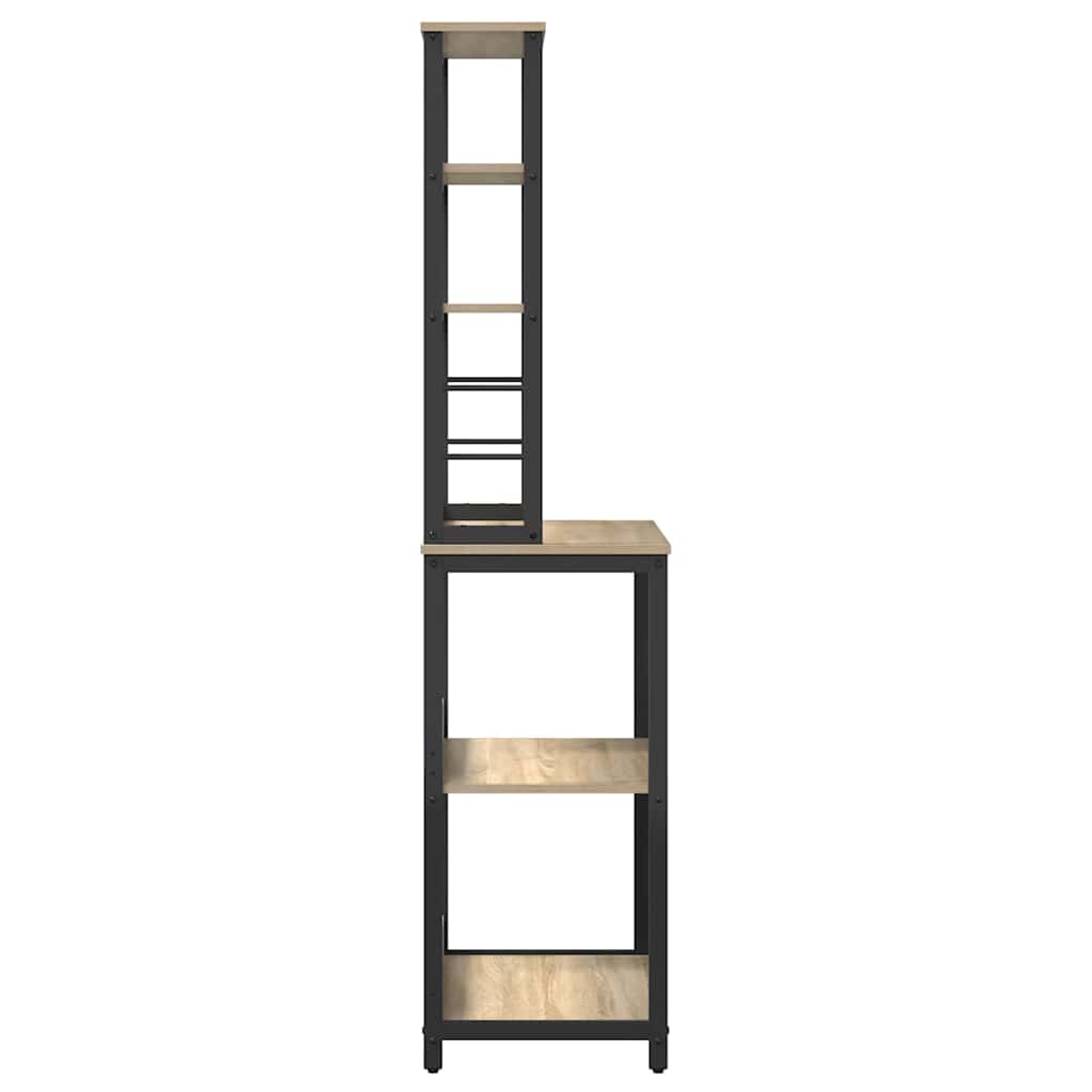 Kitchen Shelf Sonoma Oak 60 x 40 x 168 cm