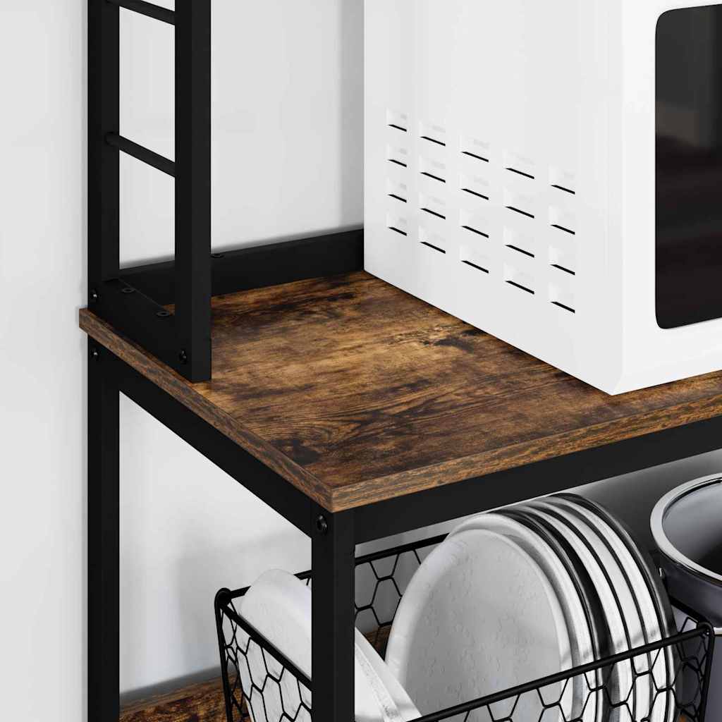 Kitchen Shelf Smoked oak 60 x 40 x 168 cm