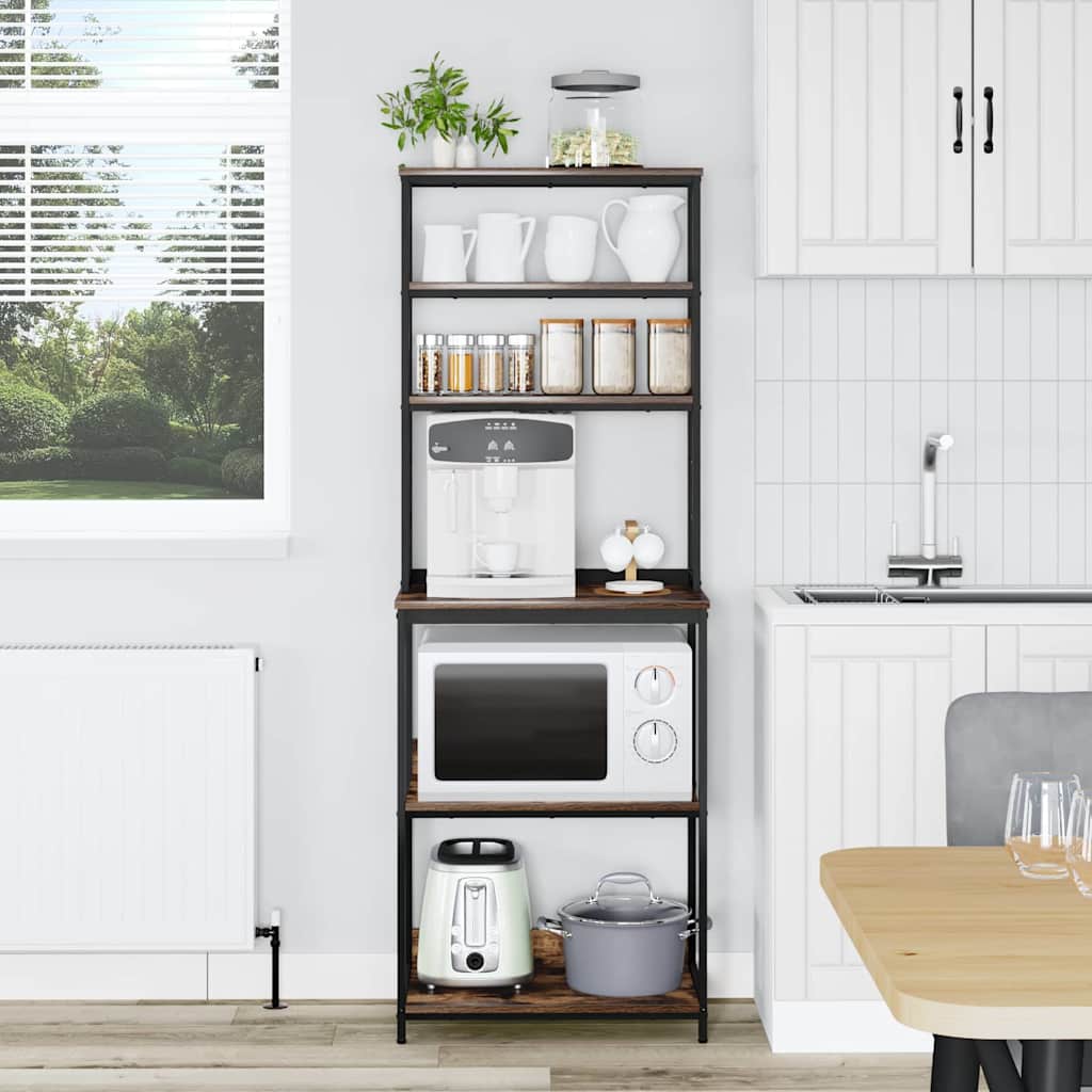 Kitchen Shelf Smoked oak 60 x 40 x 168 cm