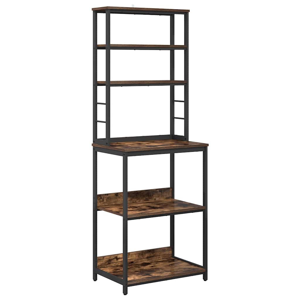 Kitchen Shelf Smoked oak 60 x 40 x 168 cm