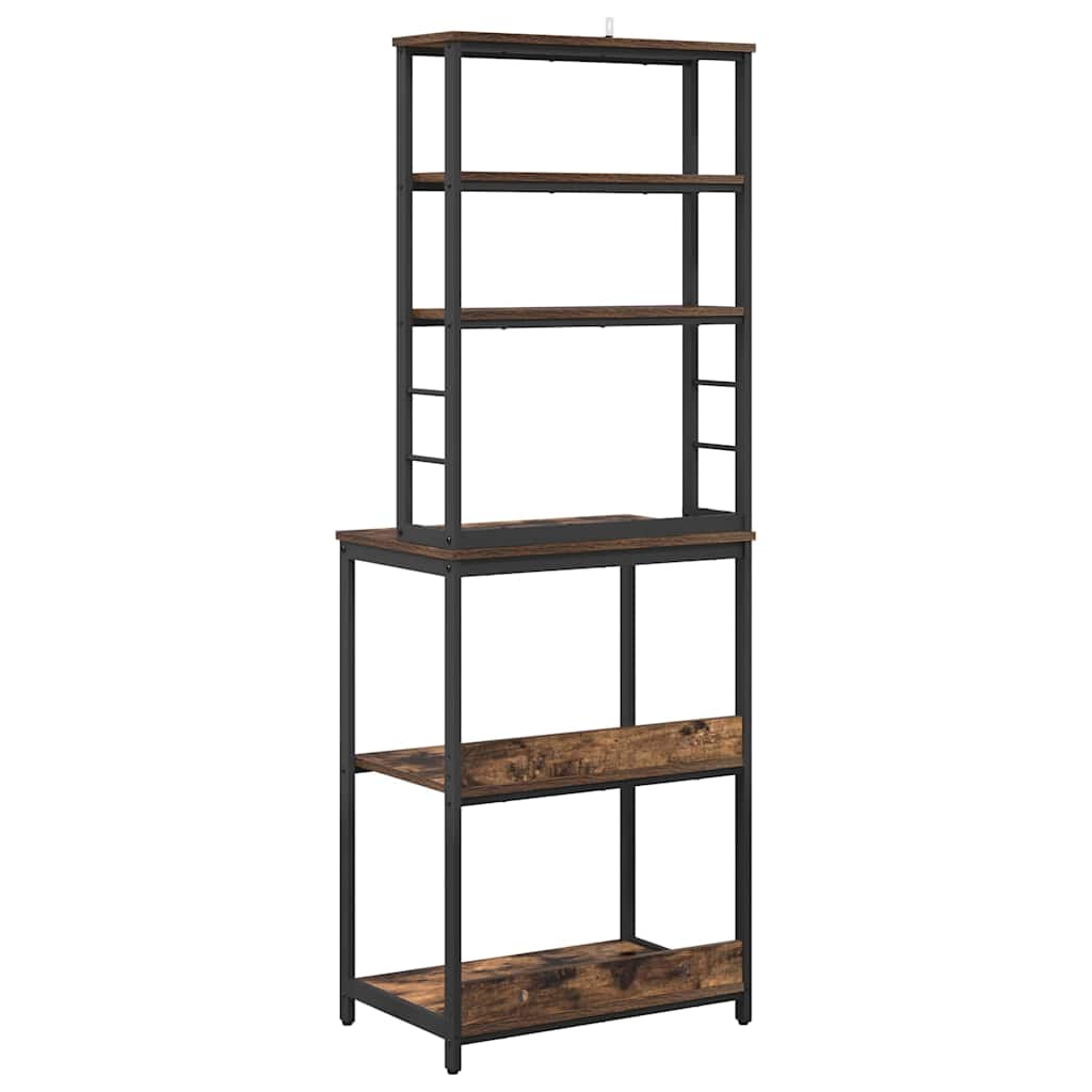 Kitchen Shelf Smoked oak 60 x 40 x 168 cm