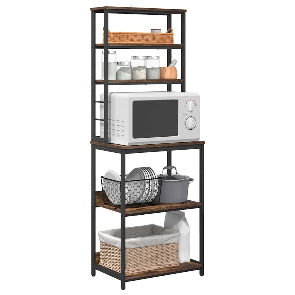Kitchen Shelf Smoked oak 60 x 40 x 168 cm