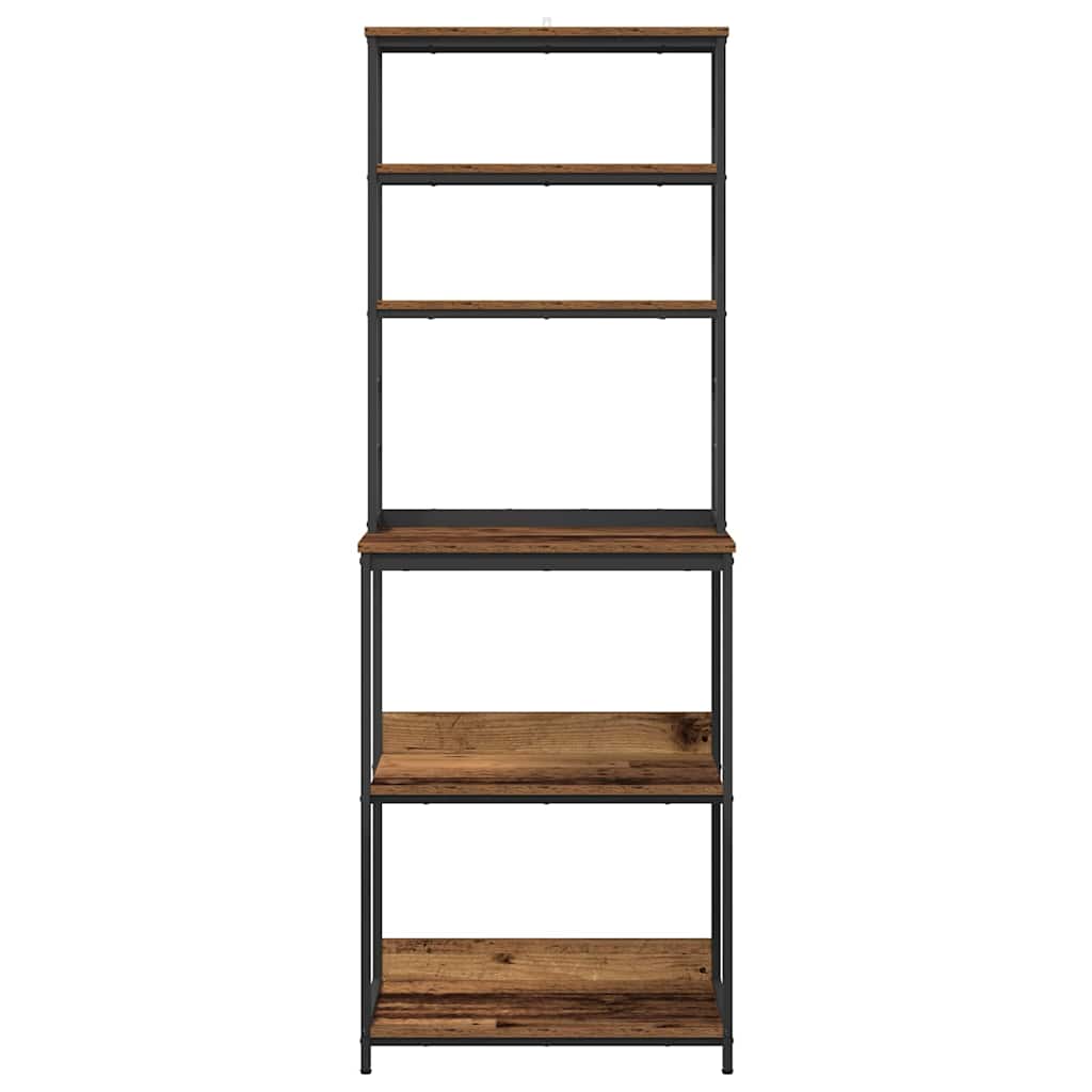 Kitchen Shelf Vintage Wood 60 x 40 x 168 cm