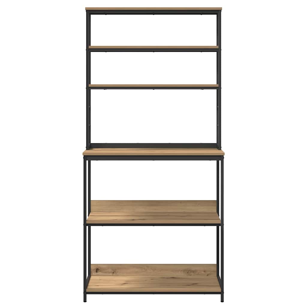 Kitchen Shelf Artisan Oak 80 x 40 x 168 cm