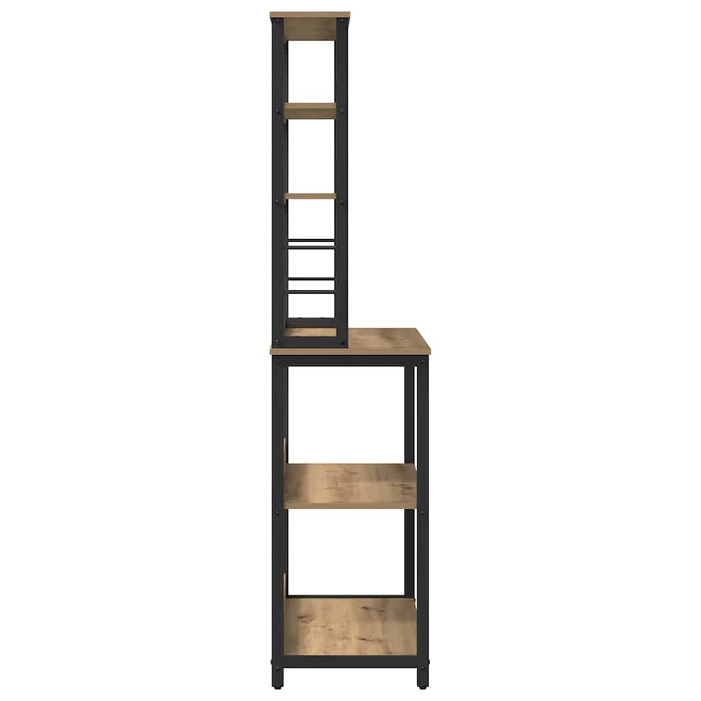 Kitchen Shelf Artisan Oak 80 x 40 x 168 cm